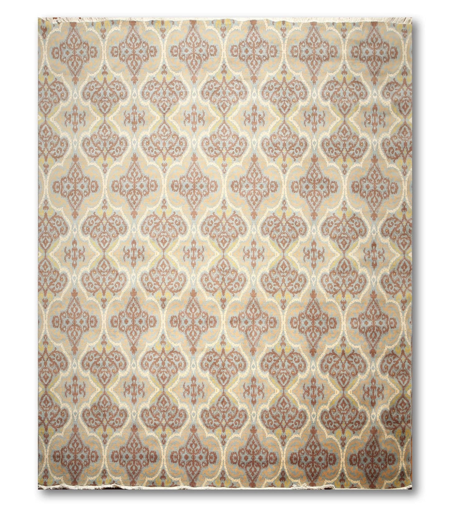 9' x 12' Hand Knotted Wool Transitional Oriental Area Rug Full Pile 9x12
