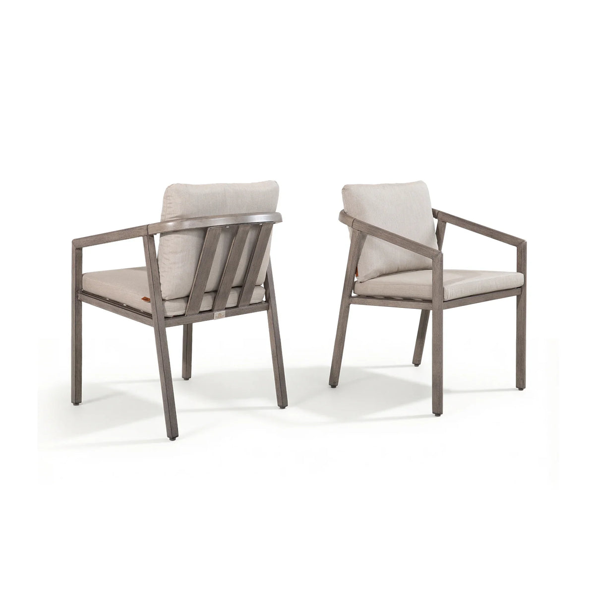 Amalfi 9-Piece Rectangular Patio Dining Set with 8 Ergonomic Armchairs