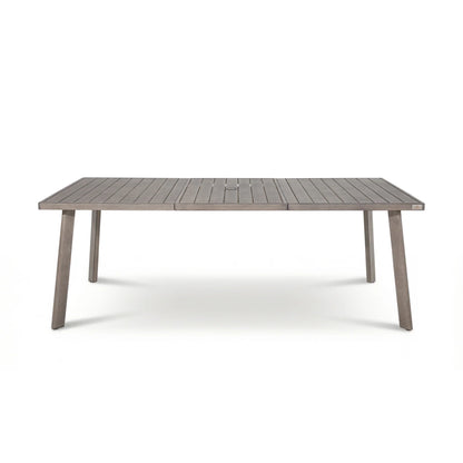 Amalfi Rectangular Aluminum Patio Dining Set with 6 Dining Chairs
