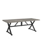 PEAKHOME Azur 82.5” Rectangular Outdoor Dining Tables