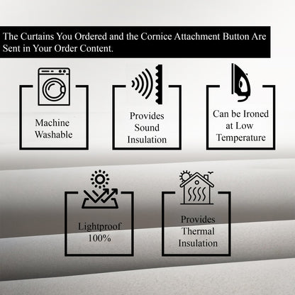 Blackout Gray Curtain