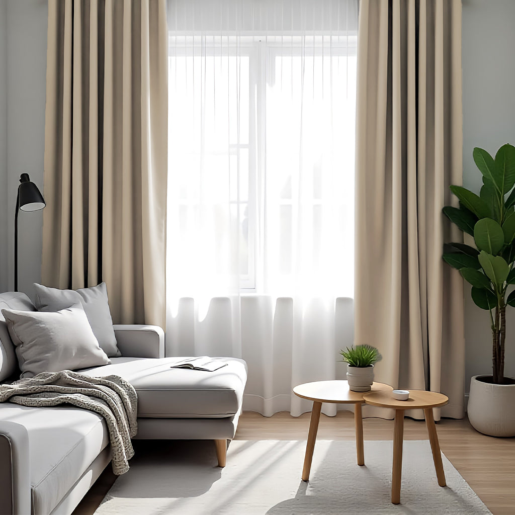 Blackout Beige Curtain