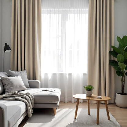 Blackout Beige Curtain