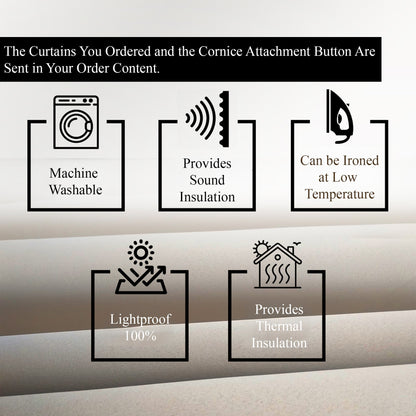 Blackout Beige Curtain