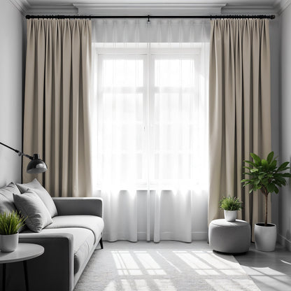 Blackout Beige Curtain