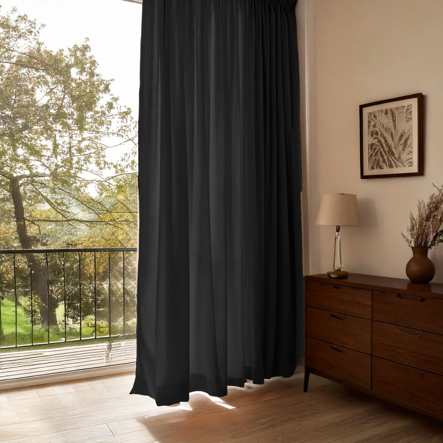 Blackout Black Curtain