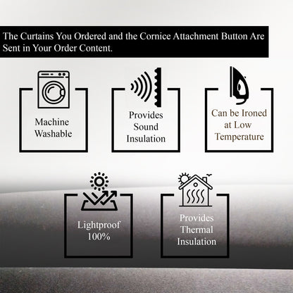 Blackout Black Curtain