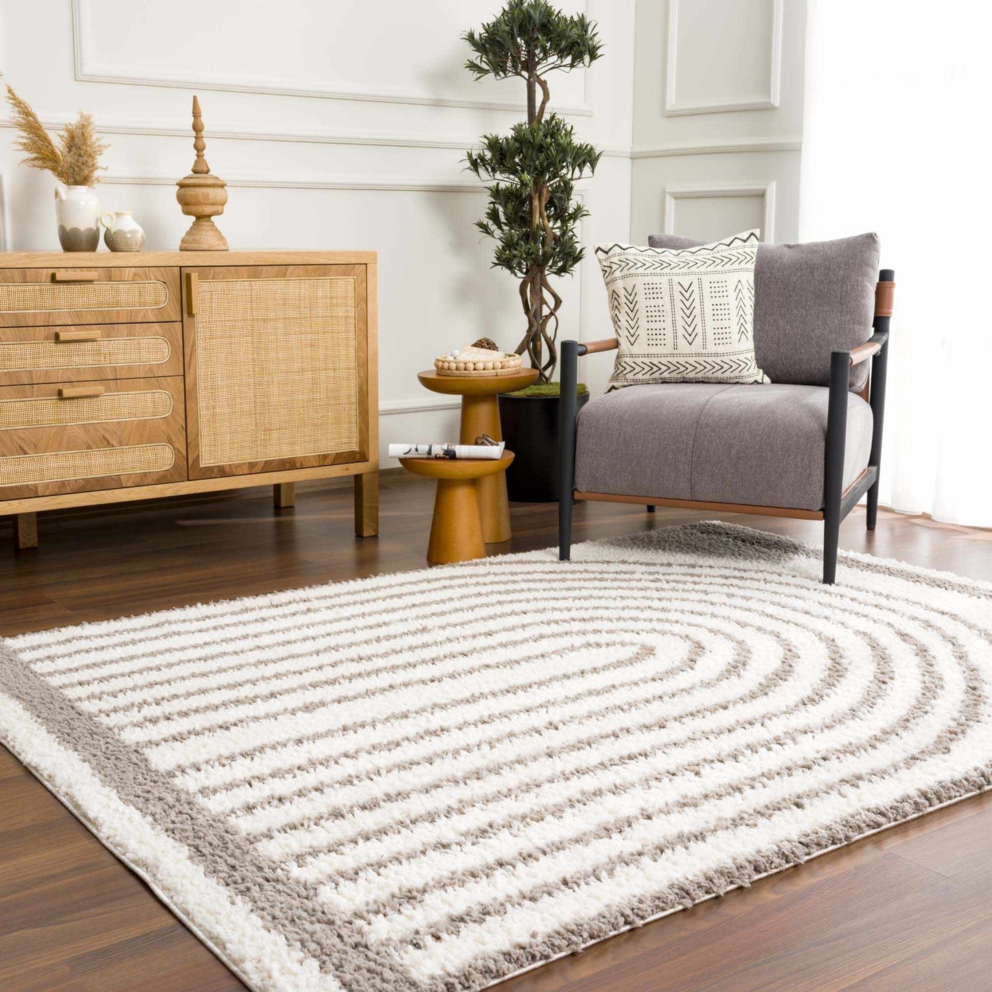 Jola Taupe Area Rug