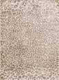 Tan Bonhill Leopard Print Area Rug