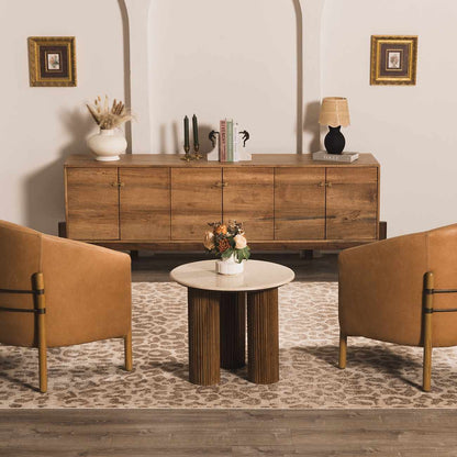 Tan Bonhill Leopard Print Area Rug