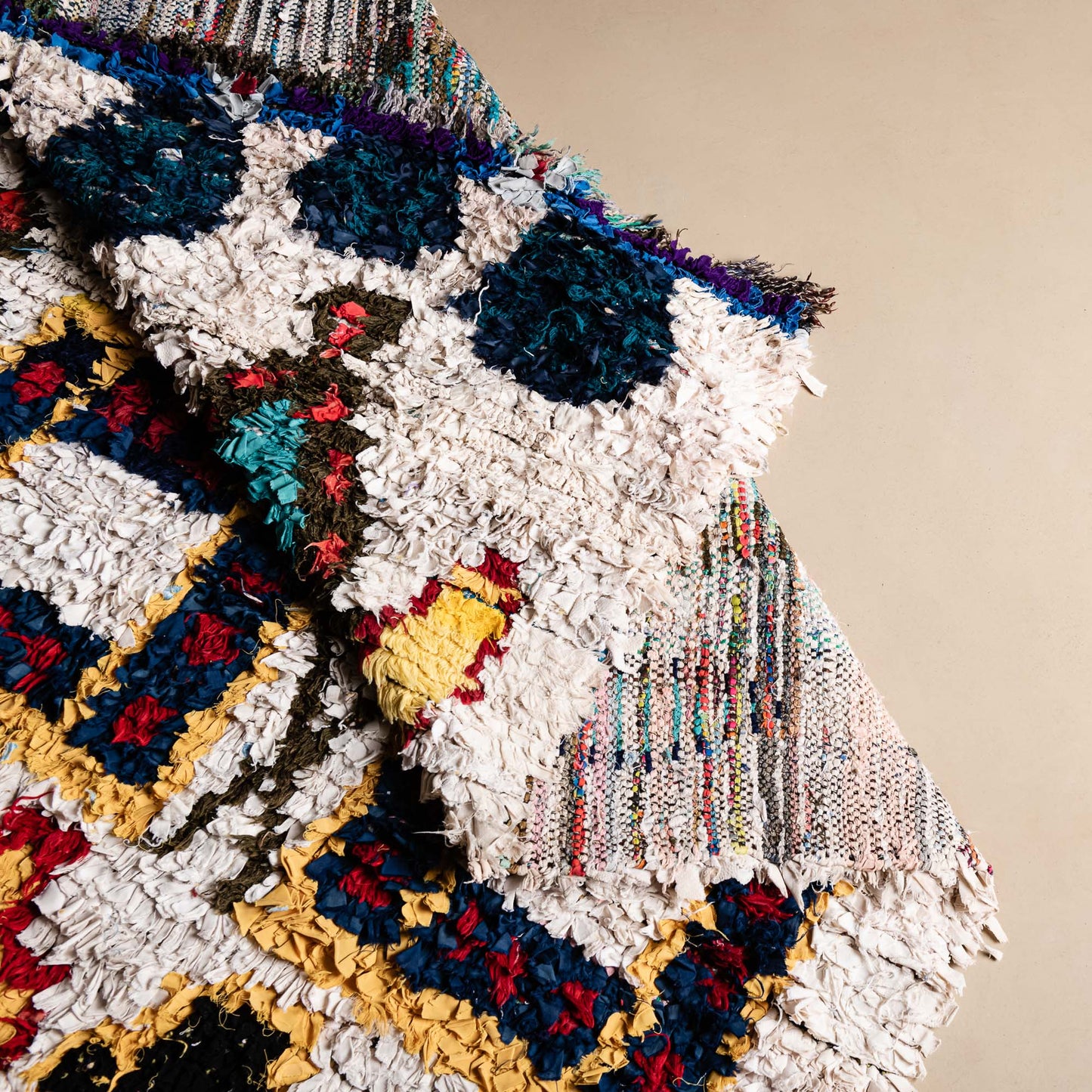 OuedLaou - vintage boucherouite rug