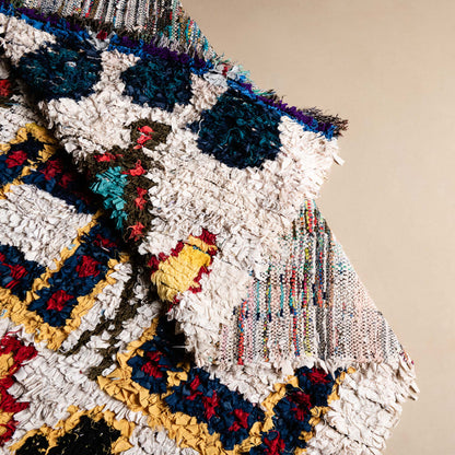 OuedLaou - vintage boucherouite rug