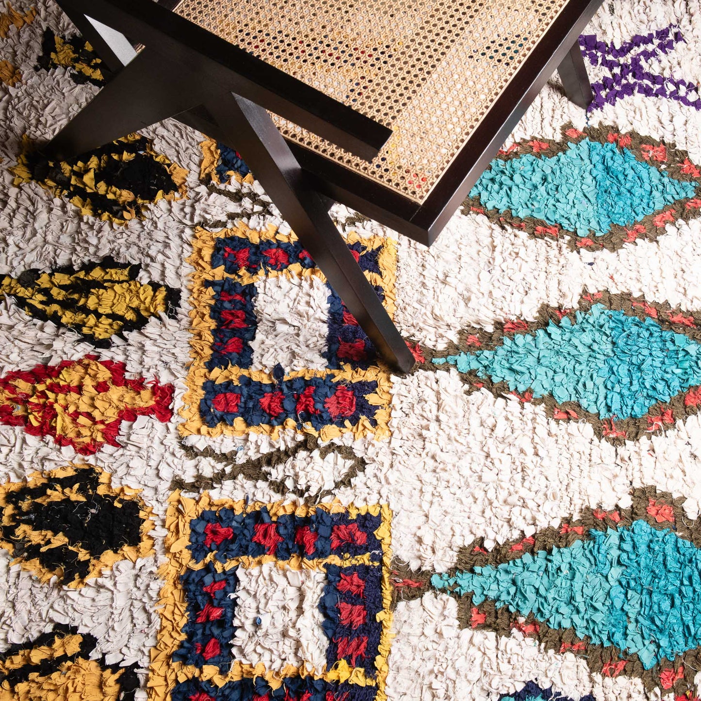 OuedLaou - vintage boucherouite rug