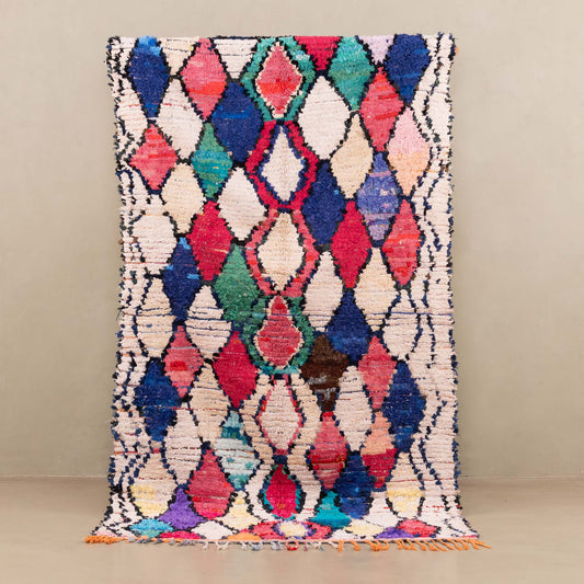 Fatma - vintage boucherouite rug