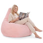 Bean Bag Chair for Adults Accent Lazy Sofa with Skin-friendly Corduroy Cover and Soft Sponge Filling