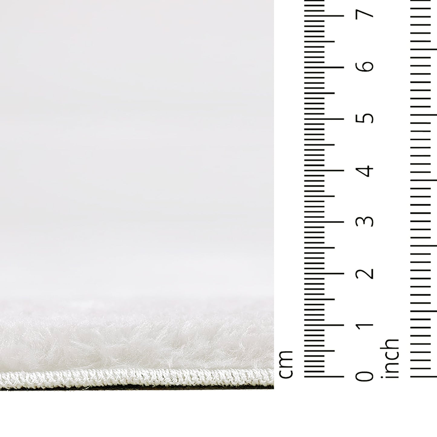 White Plush Area Rug