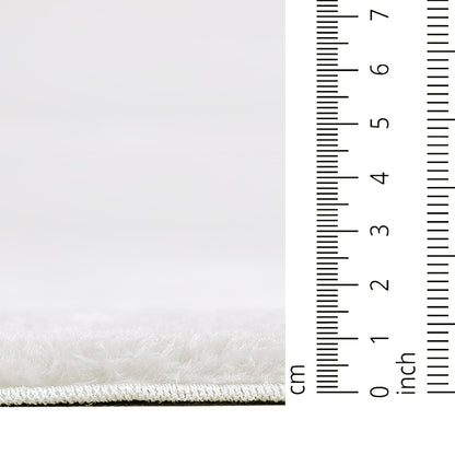 White Plush Area Rug