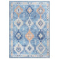 Blue Boho Oushak Washable Rug