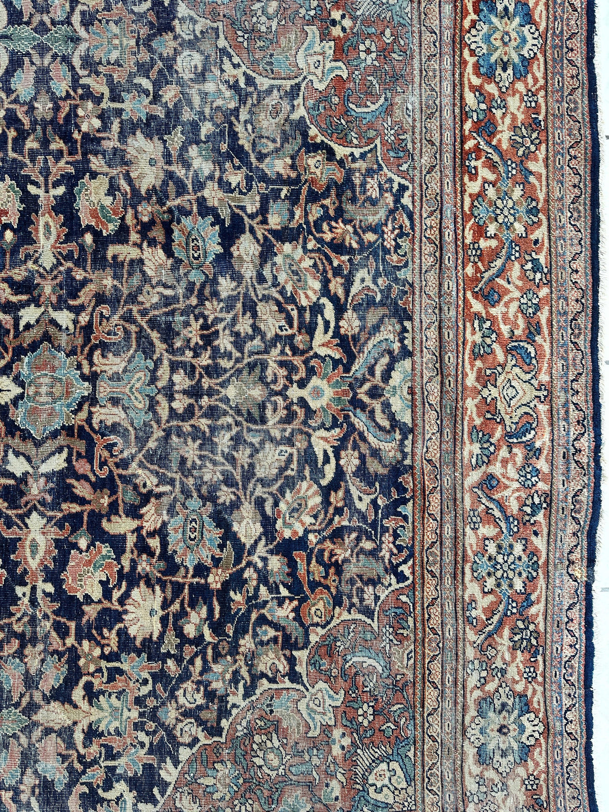 Antique Persian Mahal Rug 8’3”x12’ - Circa 1900 Treasure