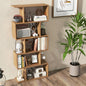 5-Tier S-Shaped Bookshelf with Anti-Tip Kit
