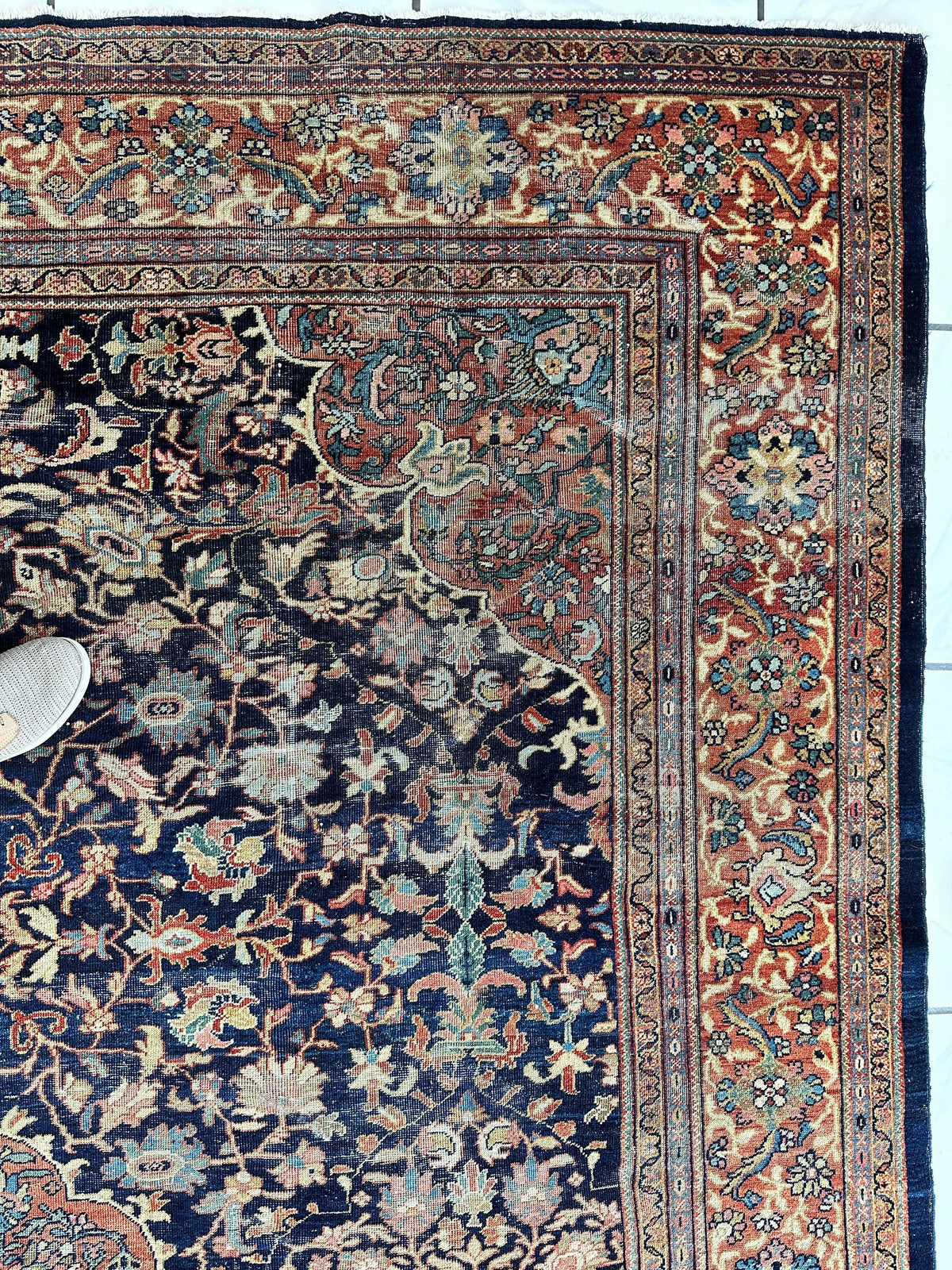 Antique Persian Mahal Rug 8’3”x12’ - Circa 1900 Treasure