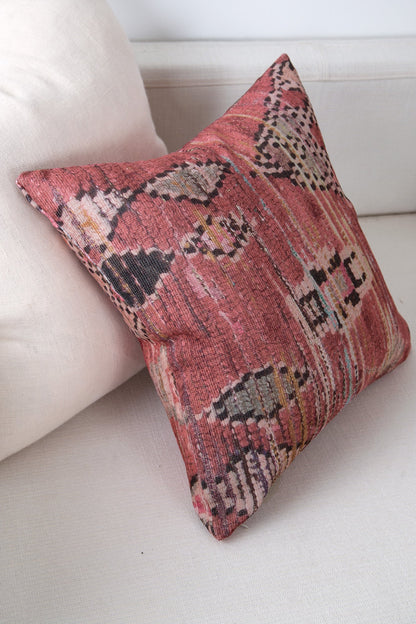Vintage Chaima Modern in Red Pillow