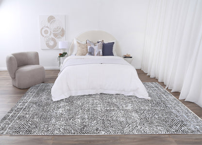 Contemporary Lauro in Grey Rug