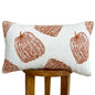 White pumpkin lumbar pillow cover PREORDER