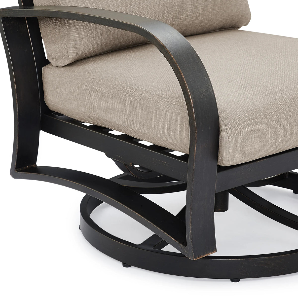 Chamber 5 Piece Aluminum Patio Furniture Sofa Sets With Round Table