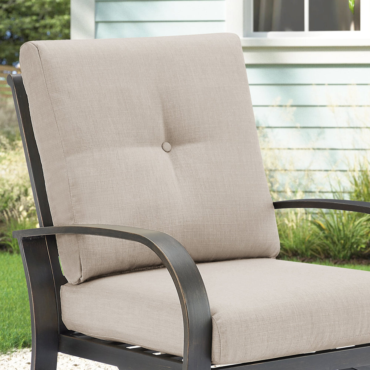 Chamber 5 Piece Aluminum Patio Furniture Sofa Sets With Round Table