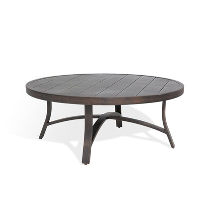 Chamber 5 Piece Aluminum Patio Furniture Sofa Sets With Round Table