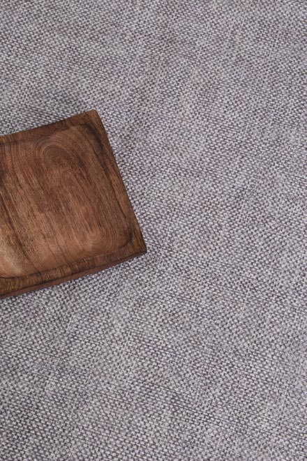 Urban Cobblestone Solid Area in Grey Rug