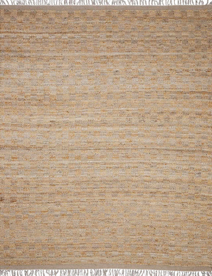Lonut Checkered Jute Area Rug - Promo