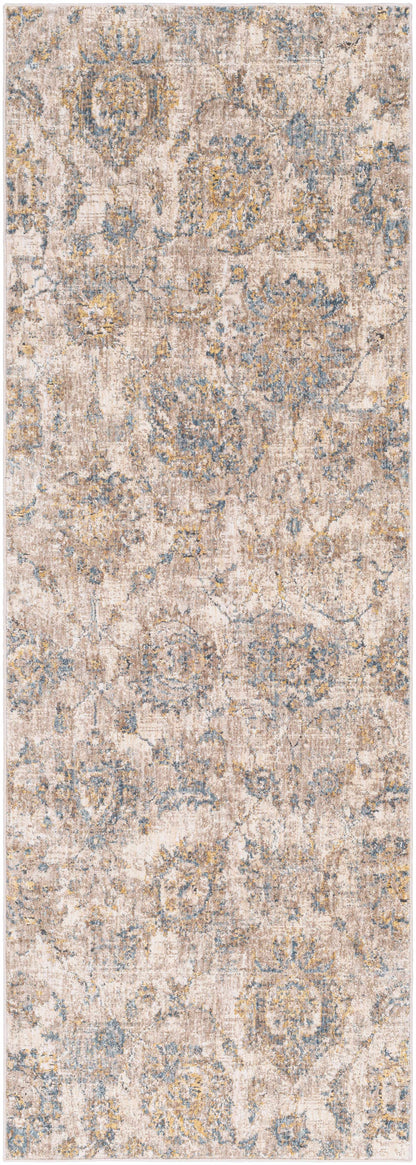 Morinville Teal Floral Rug