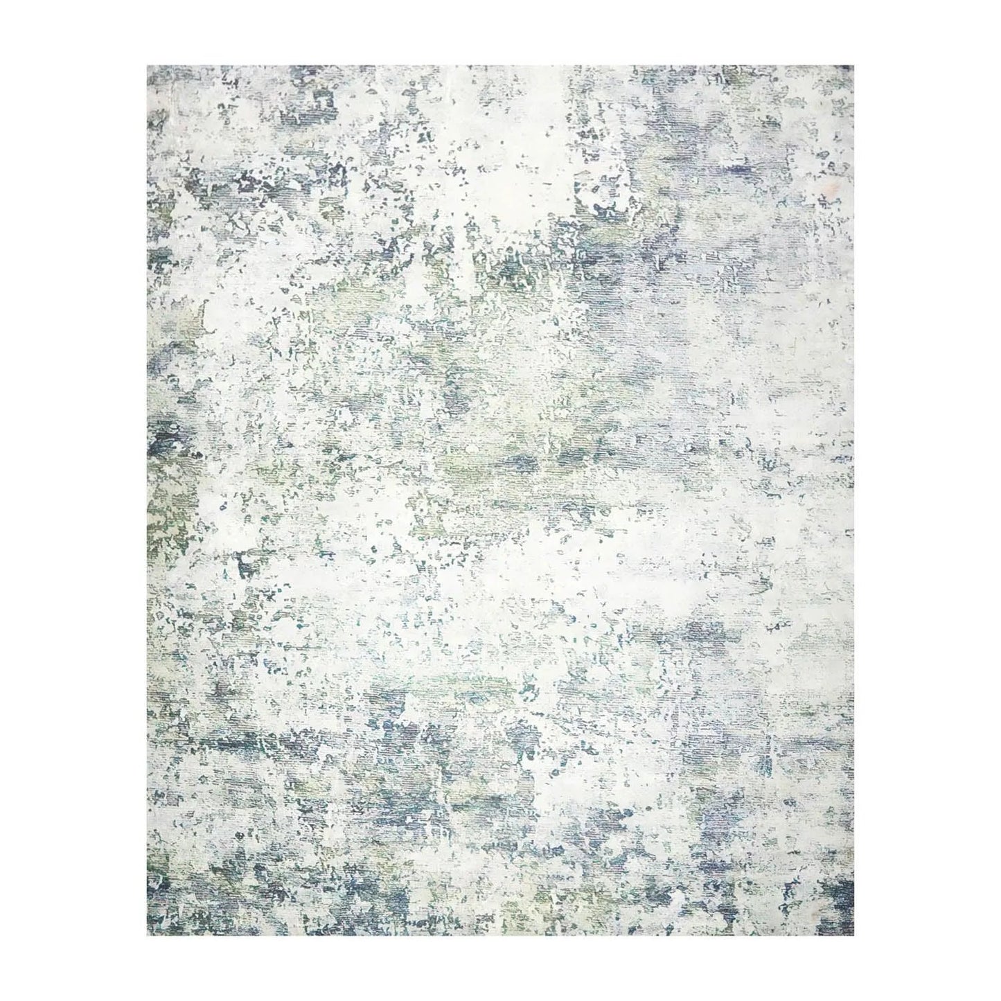 Multi Sizes Micro Printed Polypropylene Persian Oriental Area Rug Beige, Green Color
