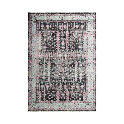 Multi Size Black, Gray Hand Knotted Arts & Crafts 100% Wool Turkish Oushak Traditional Oriental Area Rug