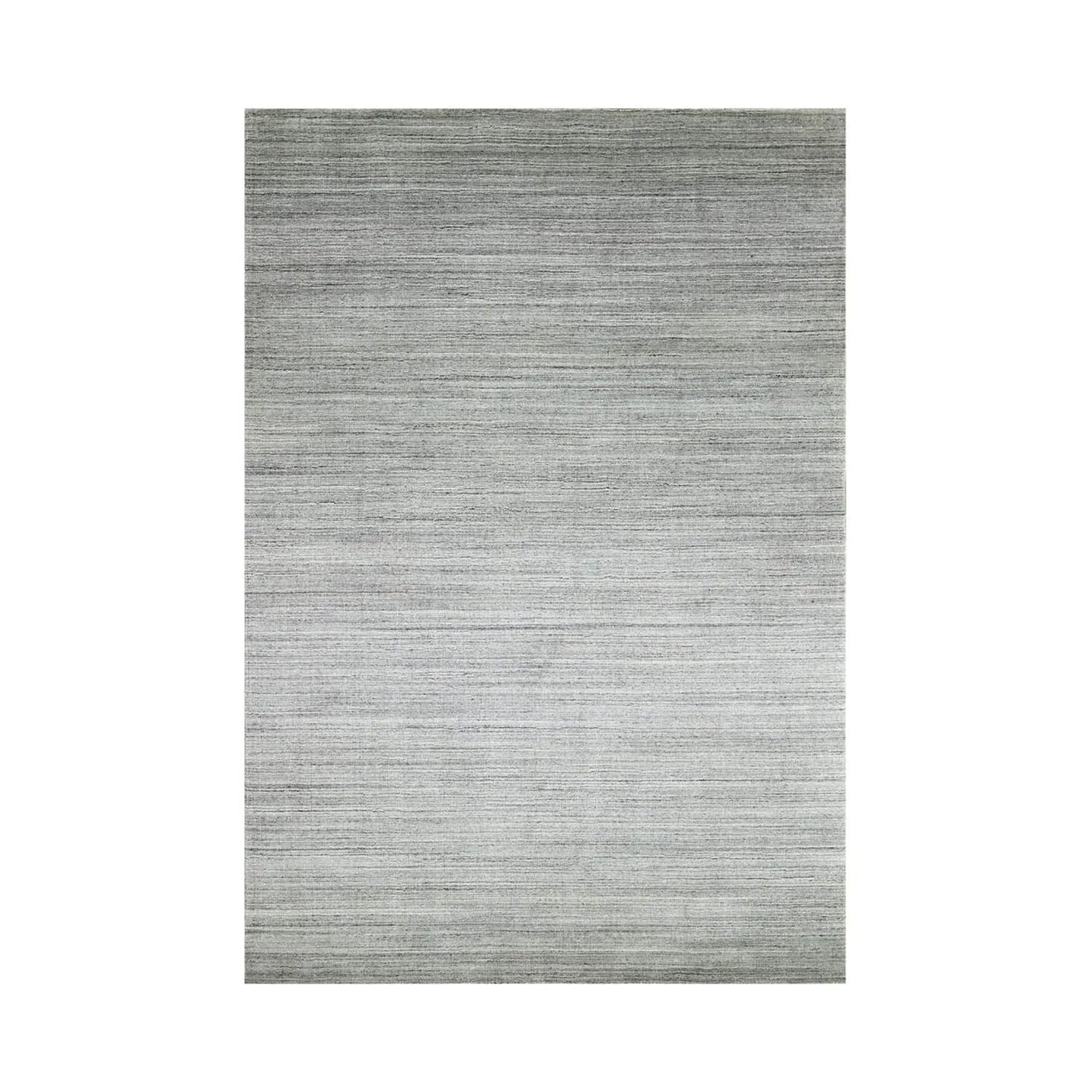 Multi Size Tone on Tone Gray Hand Knotted Tibetan Omre 100% Wool Modern & Contemporary Oriental Area Rug