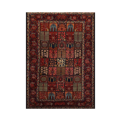 8x10 Navy Hand Knotted 100% Wool Bhakhtiari Traditional Oriental Area Rug
