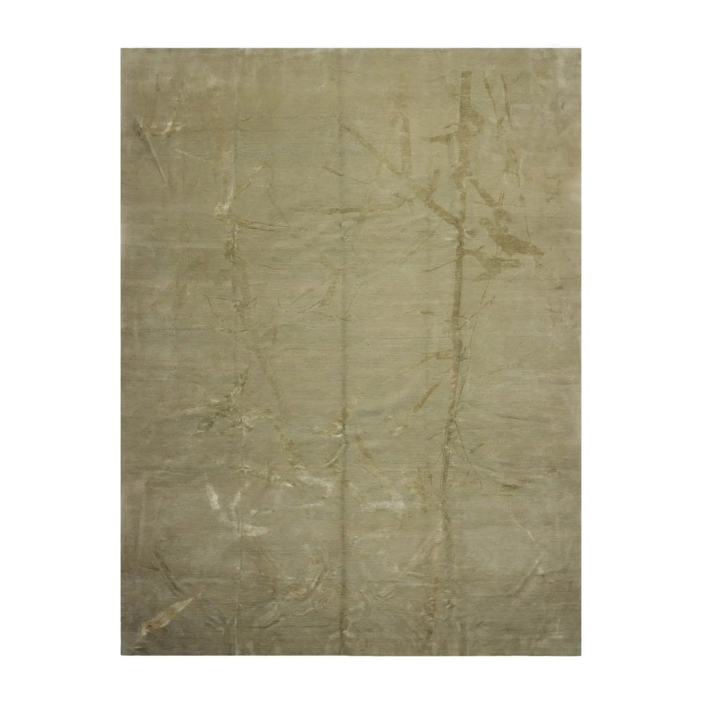 9x12 Moss Hand Knotted Tibetan 100% Wool Modern & Contemporary Oriental Area Rug