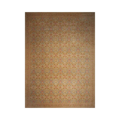 14'6''x19'10'' Palace Beige Hand Knotted 100% Wool Transitional Oriental Area Rug