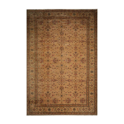 12' x18'3'' Palace Tan Hand Knotted 100% Wool Traditional Oriental Area Rug