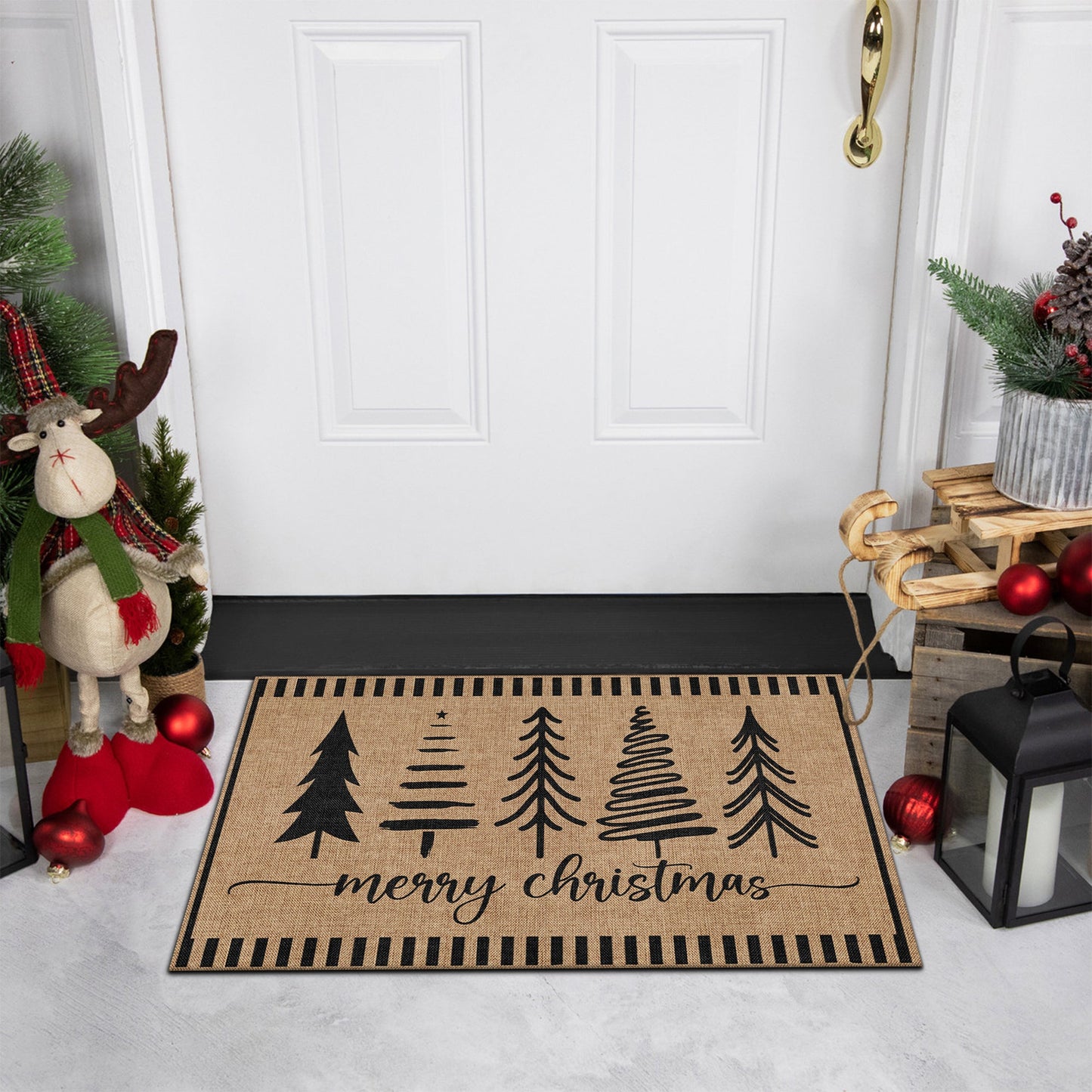 Vermont Christmas Doormat