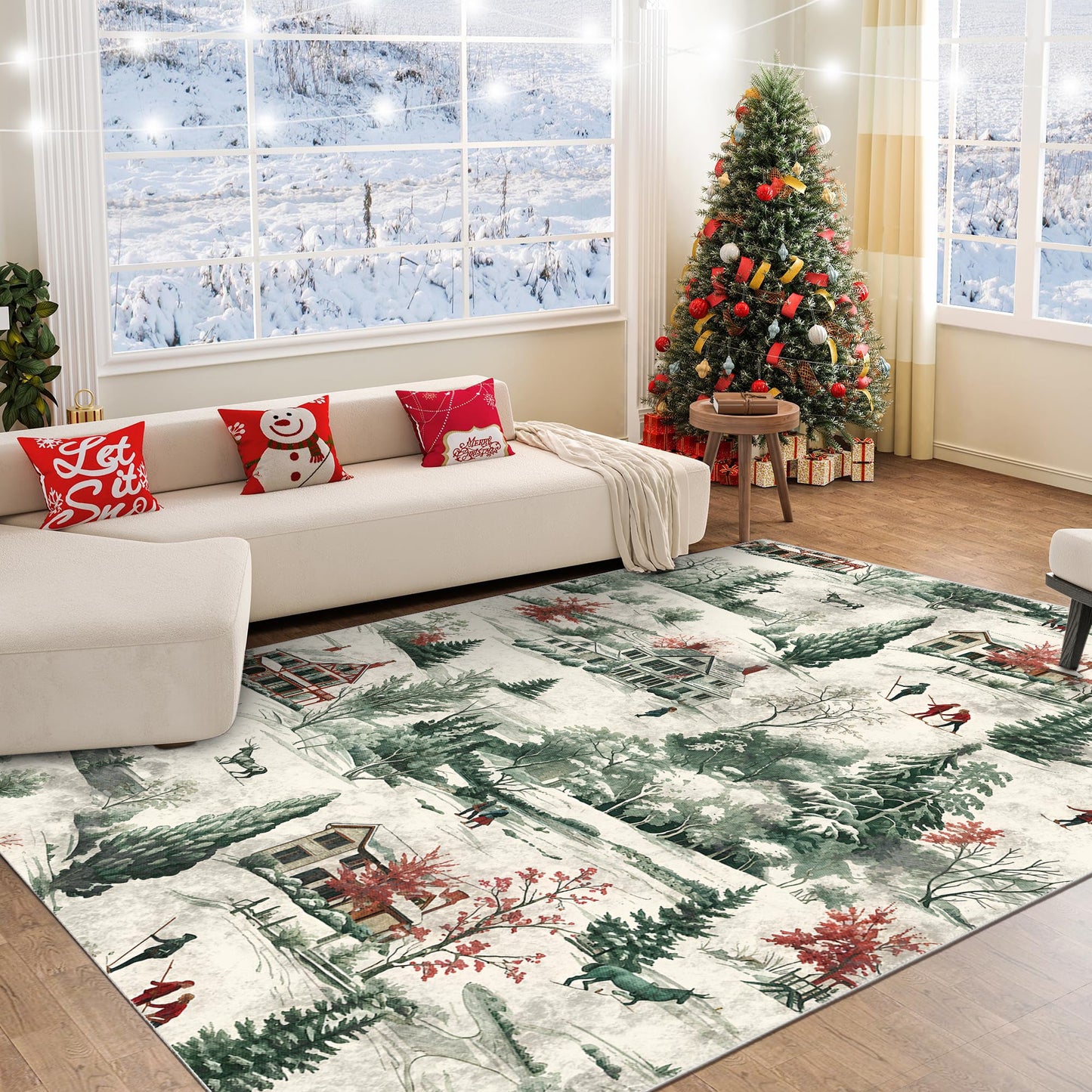 Glowmas Christmas Area Rug