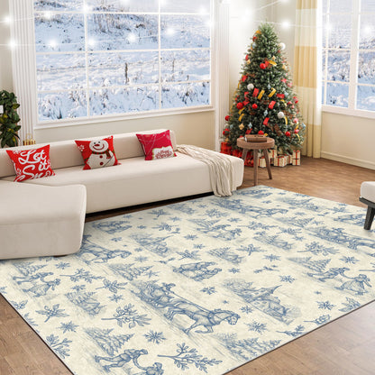 Zavora Christmas Area Rug