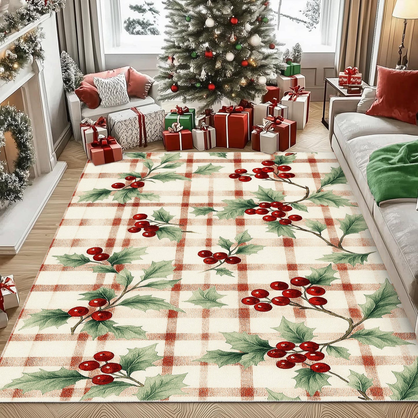 Noryx Christmas Area Rug