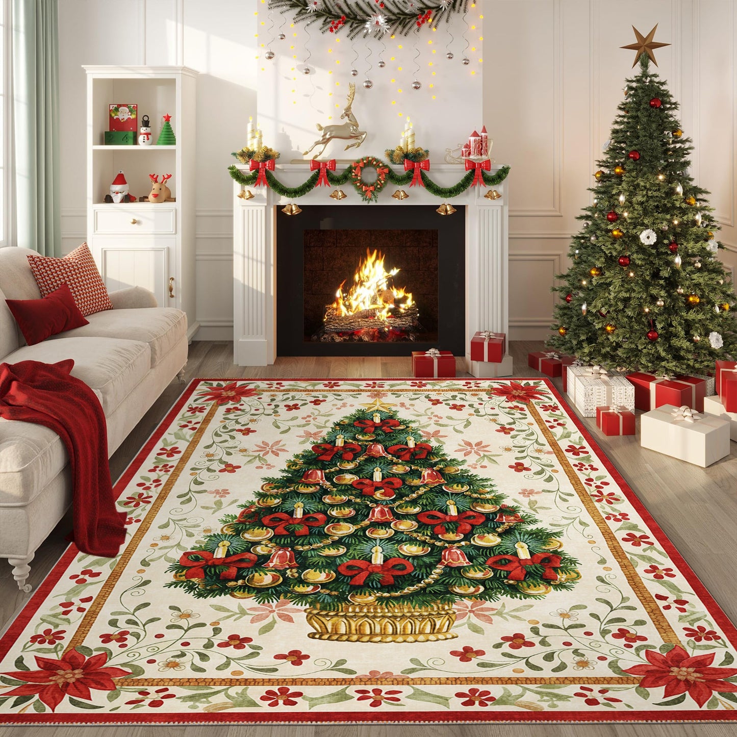 Marloen Christmas Area Rug