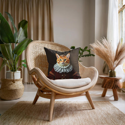 Funny Royal Cat Pillow
