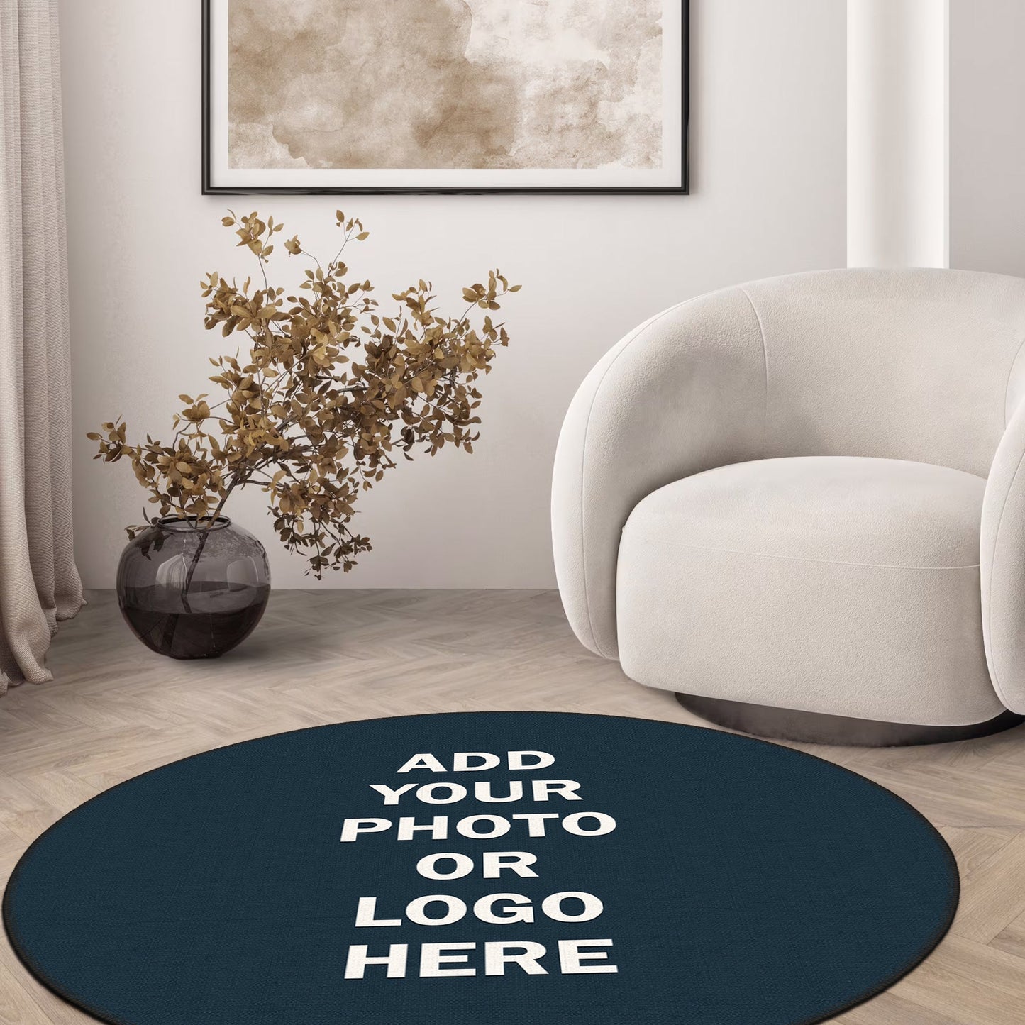 Custom Round Rug