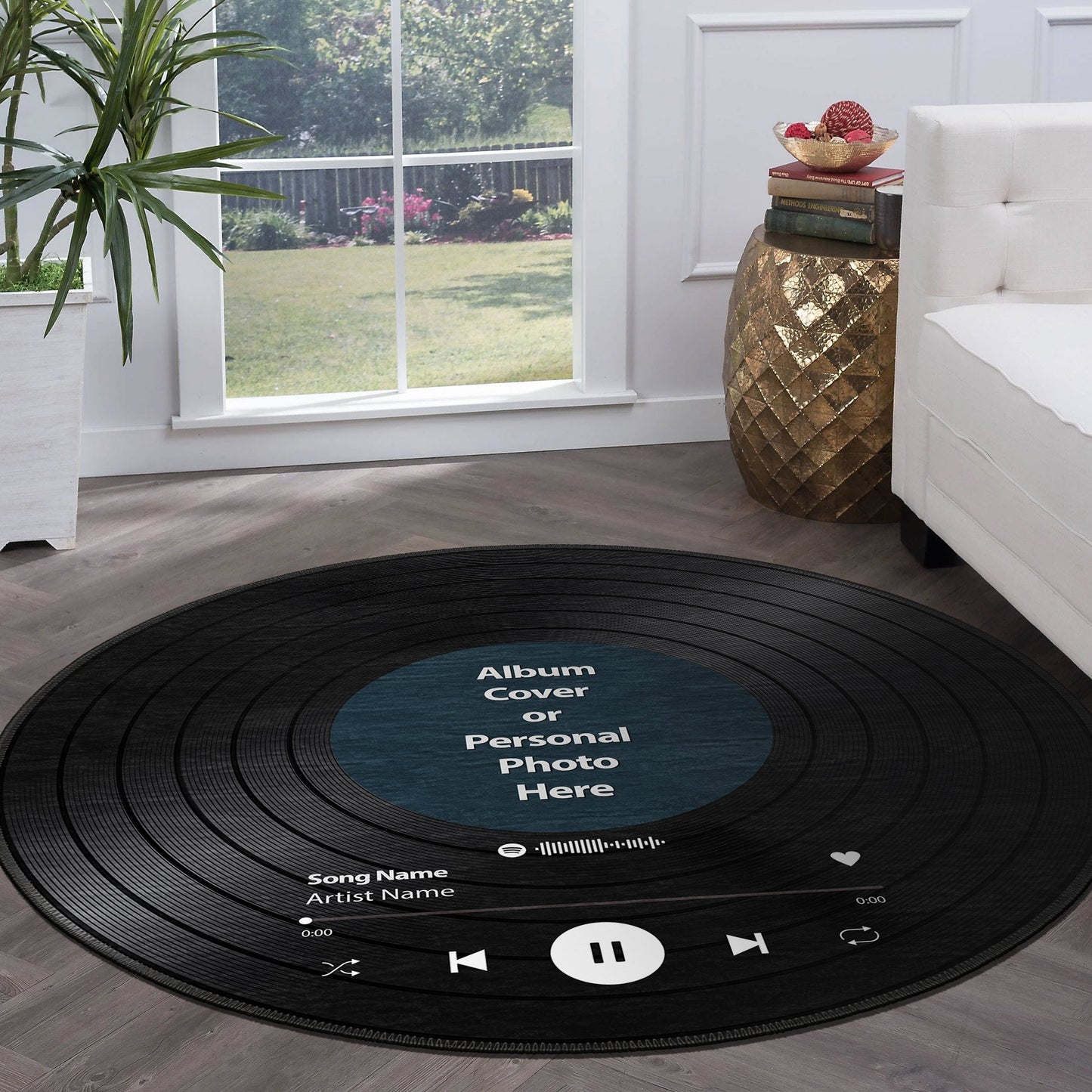 Custom Plaque Spotify Rug