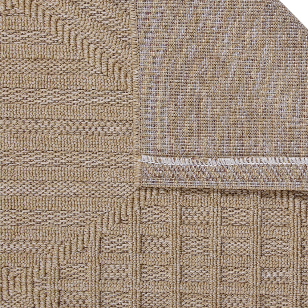 Fava Beige Machine Woven Rug